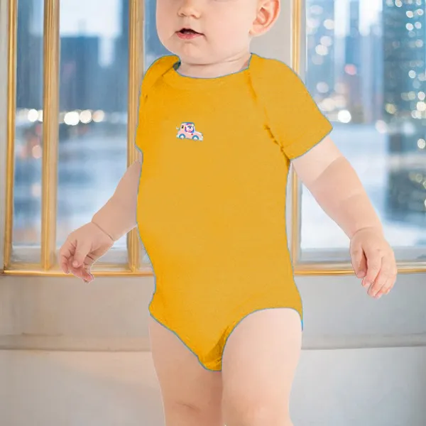 Set_of_3_Half_Sleeves_Baby_Romper_Body_Suits_Jump_Suit_for_Boys_and_Girls_(9-12_months)-_Yellow