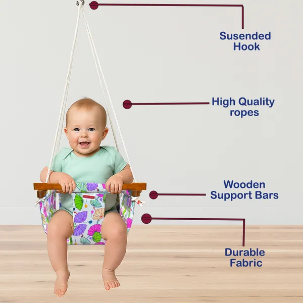 Chunky_swing_for_Kids_Indoor_Outdoor|jhula_for_kids|Baby_Garden_Swing_with_window_Hanging_metal_rod_(8_Months_to_3_Years)_(Up_to_15_kg)