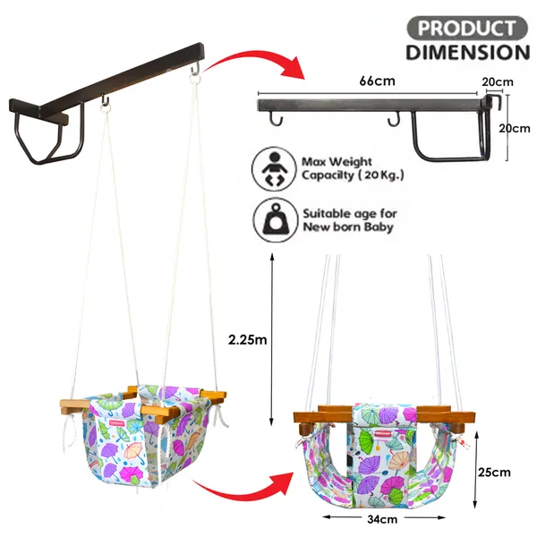 Chunky_swing_for_Kids_Indoor_Outdoor|jhula_for_kids|Baby_Garden_Swing_with_window_Hanging_metal_rod_(8_Months_to_3_Years)_(Up_to_15_kg)