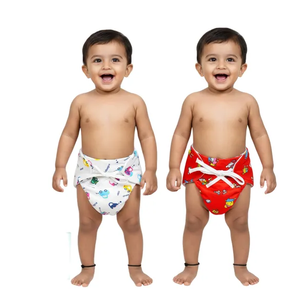 VParents_DryFeel_Baby_Langots_l_Cotton_Modern_Baby_Nappy_l_Mess-free_Langot_with_soft_Elastics_l_DryFeel_Top_Layer_l_Diaper-free_Time_Essential(Pack_os_2)_car_and_toy
