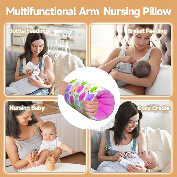 Vparents_Baby_Feeding_And_Arm_Pillow_For_New_Born_Nursing_Pillow_For_Breast_And_Bottle_Feeding_Pillow_Combo(Chunky)