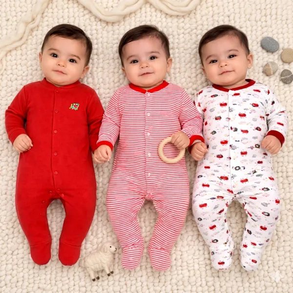 Full_Length_Printed_Baby_Footies_Sleepsuit_Romper_Pack_of_3_-_New_Born_(New_Born,_Red)