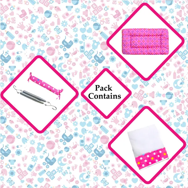 Tot_Baby_Swing_Cradle_with_Mosquito_net_Spring_(Pink)