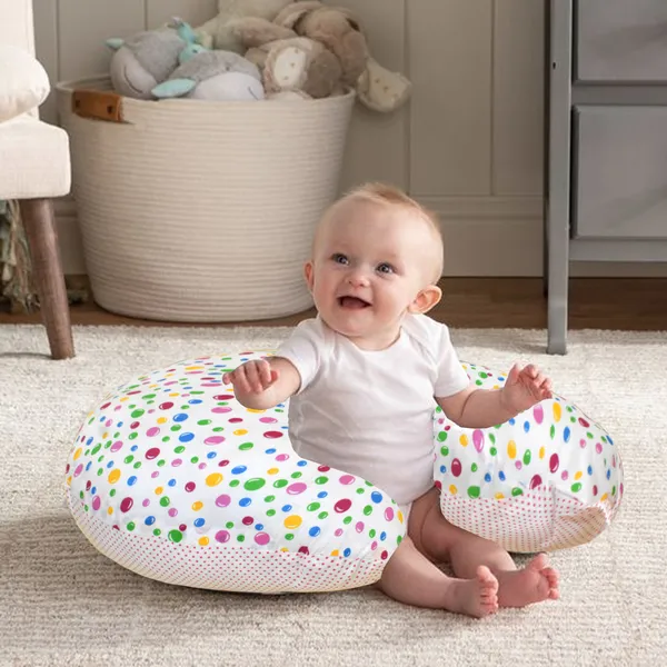 VParents_Bluebell_Multipurpose_Baby_Feeding_Nursing_Cum_Maternity_Pillow_for_New_Born_(Pink)