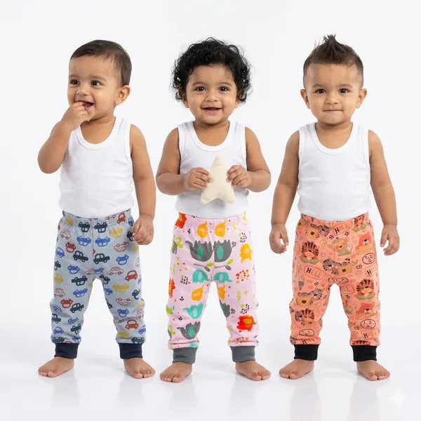 Cotton_Pajama_Track_Pants_for_Boys_and_Girls_Regular_Fit_Loose_Fit_Track_Pack_of_3_(12-18_months)_Multicolor_Designs