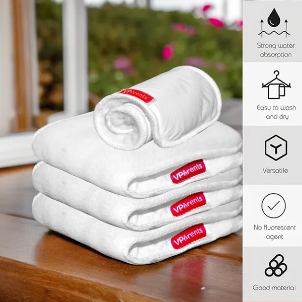 Vparents_Cloth_Diaper_Inserts_For_Cloth_Diaper_High_Absorbent_6_Layer_Washable_Reusable_Wet_Free_Booster_Pads_Smart_Dry_Feel_Soaker_Pad_Baby_Diaper_Liners,_Pack_Of_5