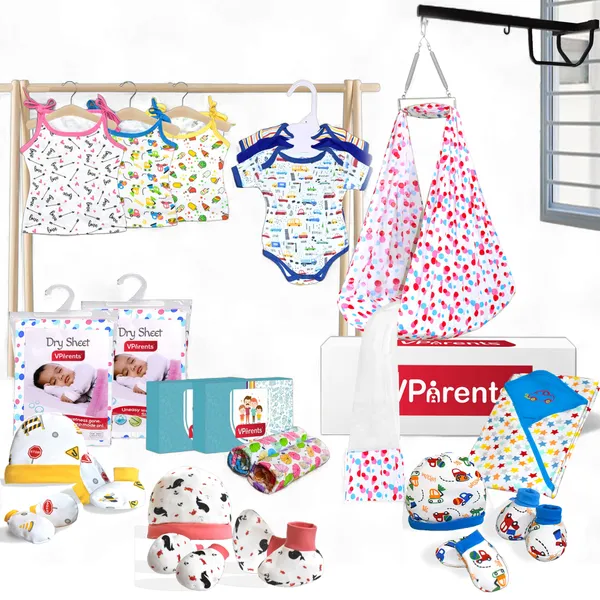 Preemie_Baby_Swing_Cradle_with_Metal_Window_Hanger_dry_sheet _combo_pack_of_24_(Pink)