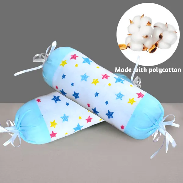 Joy_Baby_4_Piece_Bedding_Set_with_Pillow_and_Bolsters_Sleeping_Bag_and_Bedding_Set_Combo_(Blue)