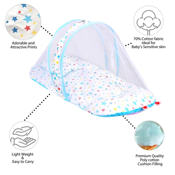 Joy_Baby_4_Piece_Bedding_Set_with_Pillow_and_Bolsters_Sleeping_Bag_and_Bedding_Set_Combo_(Blue)