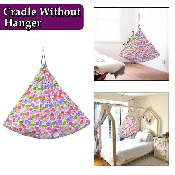 Vparents_Chunky_Baby_Swing_Cradle_With_And_Spring_(Pink)