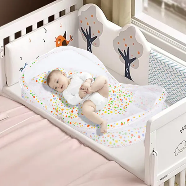 BlueBellbaby_4_Piece_Bedding_Set_with_Pillow_and_Bolsters_Sleeping_Bag_and_Bedding_Set_and_Feeding_Pillow_Combo_(Green)