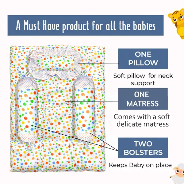 BlueBellbaby_4_Piece_Bedding_Set_with_Pillow_and_Bolsters_Sleeping_Bag_and_Bedding_Set_and_Feeding_Pillow_Combo_(Green)