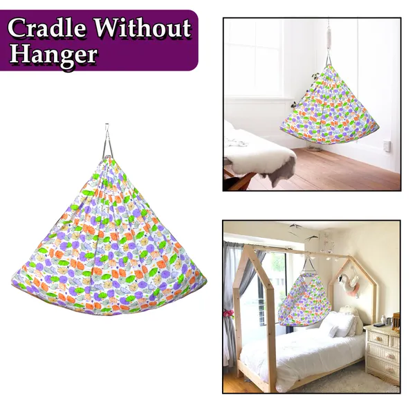 Vparents_Chunky_Baby_Swing_Cradle_With_And_Spring_(Purple)