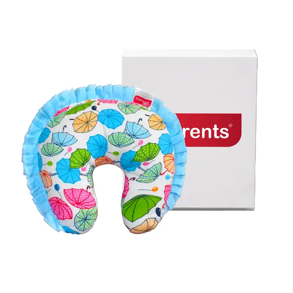 VParents_Chunky_Neck_Support_Soft_Pillow_for_New_Born_Baby_U_Shape_Pillow_(Blue)