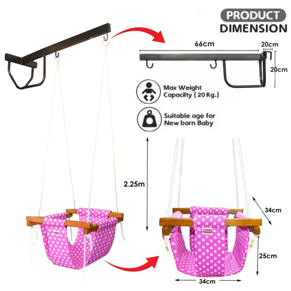 Toddler_swing_for_Kids_Indoor_Outdoor|jhula_for_kids|Baby_Garden_Swing_with_window_Hanging_metal_rod_(8_Months_to_3_Years)_(Up_to_15_kg)