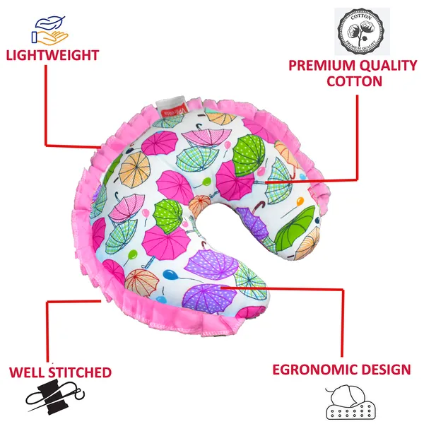 VParents_Chunky_Neck_Support_Soft_Pillow_for_New_Born_Baby_U_Shape_Pillow_(Pink)
