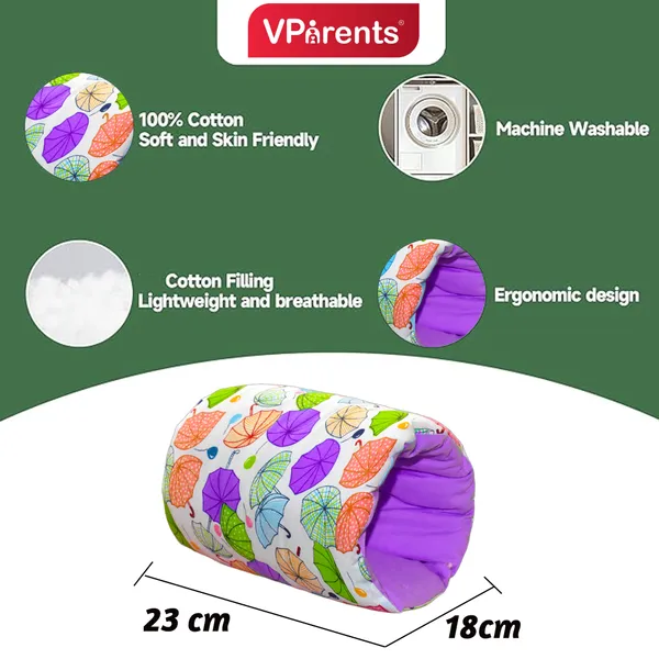Vparents_Baby_Feeding_And_Arm_Pillow_For_New_Born_Nursing_Pillow_For_Breast_And_Bottle_Feeding_Pillow_Combo(Chunky)