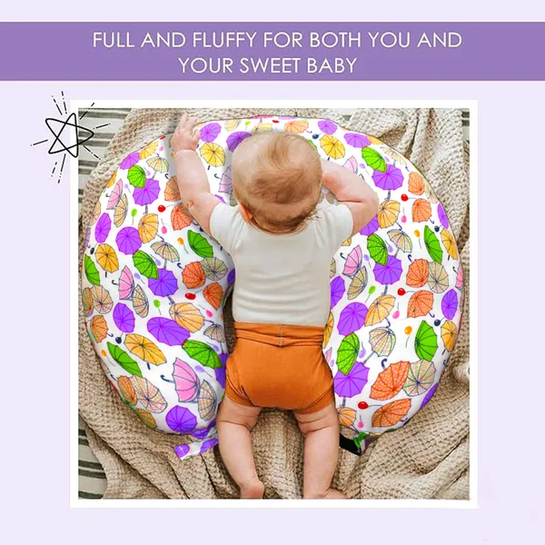 Vparents_Baby_Feeding_And_Arm_Pillow_For_New_Born_Nursing_Pillow_For_Breast_And_Bottle_Feeding_Pillow_Combo(Chunky)
