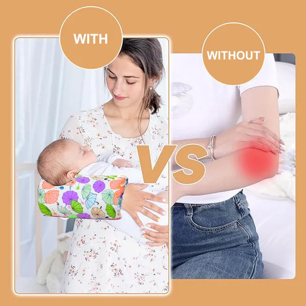 Vparents_Baby_Feeding_And_Arm_Pillow_For_New_Born_Nursing_Pillow_For_Breast_And_Bottle_Feeding_Pillow_Combo(Chunky)