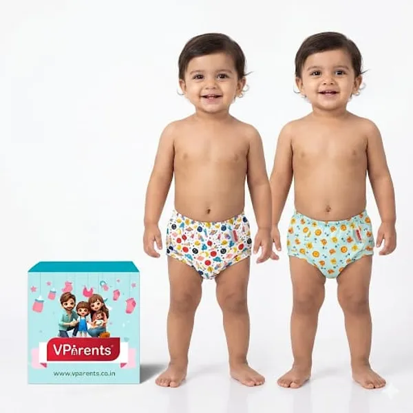 Vparents_Padded_Underwear_For_Babies_And_Toddlers_With_3_Layers_Of_Cotton_Padding_Potty_Training_Pull_Up_&_Diaper-Free_Time_Pack_Of_2(6-12_Months)_Lion_And_Galaxy
