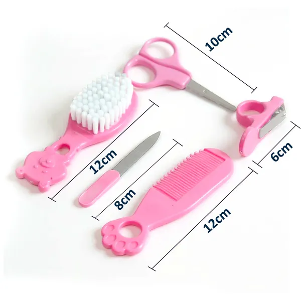 VParents_Baby_5in1_new_born_baby_Grooming_Kit_Set,nail_Cutter,_Scissor,_Filer,_hair_brush,_hair_comb_Baby_Grooming_Kit_for_New_Born_Baby,_Baby_Nail_Cutter,5pcs_(Pink)
