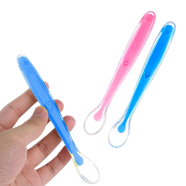 VParents_Baby_Feeding_Spoon_Set_Of_2_With_Ultra_Supple_100%_Silicone_Tip,Bpa_Free_Material_With_Food_Grade_Silicone_Tip,Self_Feeding_Utensil,Baby_Weaning_Spoon_For_Kids_4_Months+_(Multicolour)