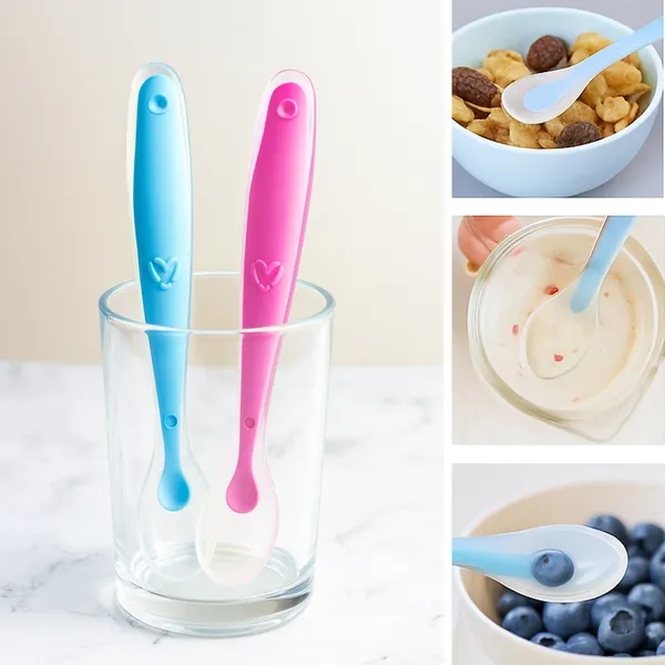 VParents_Baby_Feeding_Spoon_Set_Of_2_With_Ultra_Supple_100%_Silicone_Tip,Bpa_Free_Material_With_Food_Grade_Silicone_Tip,Self_Feeding_Utensil,Baby_Weaning_Spoon_For_Kids_4_Months+_(Multicolour)