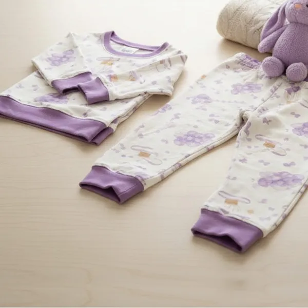 VParents_Bamboo_100%_cotton_Baby_and_Kids_Cotton_Printed_Pyjama_Set_Printed_Nightwear_Sleepwear_Trendy_Nightsuit_Set_for_Boys_and_Girls_kids_-Baloon_(1-2_years)