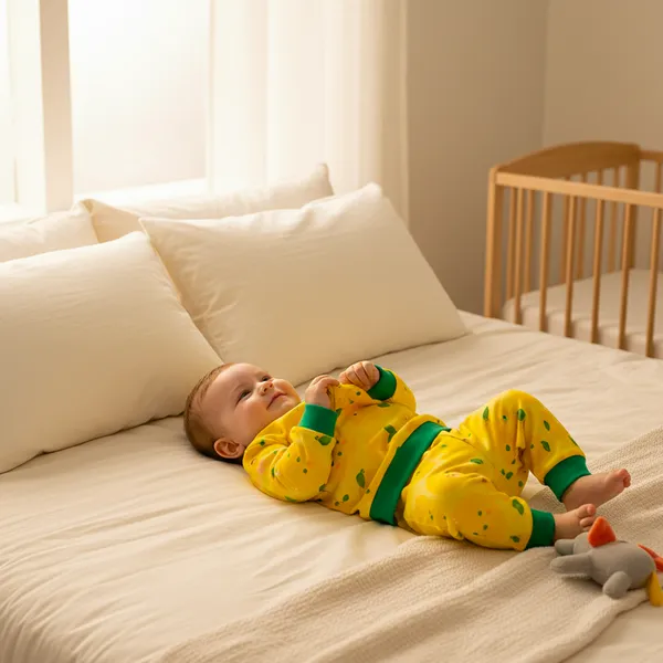 VParents_Bamboo_100%_cotton_Baby_and_Kids_Cotton_Printed_Pyjama_Set_Printed_Nightwear_Sleepwear_Trendy_Nightsuit_Set_for_Boys_and_Girls_kids_-Lemon
