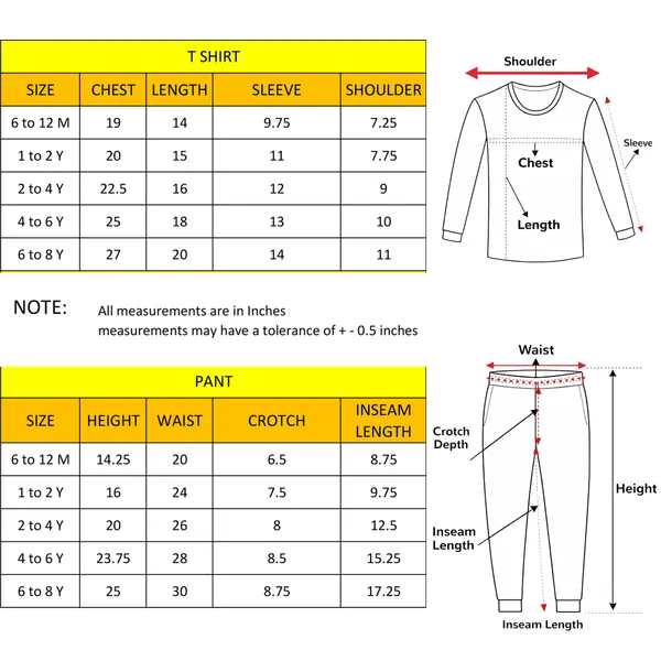 VParents_Bamboo_100%_cotton_Baby_and_Kids_Cotton_Printed_Pyjama_Set_Printed_Nightwear_Sleepwear_Trendy_Nightsuit_Set_for_Boys_and_Girls_kids_-Lemon