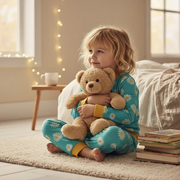 VParents_Bamboo_100%_cotton_Baby_and_Kids_Cotton_Printed_Pyjama_Set_Printed_Nightwear_Sleepwear_Trendy_Nightsuit_Set_for_Boys_and_Girls_kids_-Sleepy_(6-_12_months)