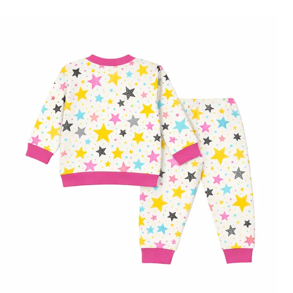 VParents_Bamboo_100%_cotton_Baby_and_Kids_Cotton_Printed_Pyjama_Set_Printed_Nightwear_Sleepwear_Trendy_Nightsuit_Set_for_Boys_and_Girls_kids_-Star_(2-4_years)