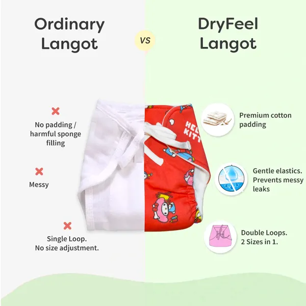 VParents_Cotton_Knee-Length_Half_Sleeves_Girls_Frock_and_6-12month_Nappies_foe_babies__pack_of_2