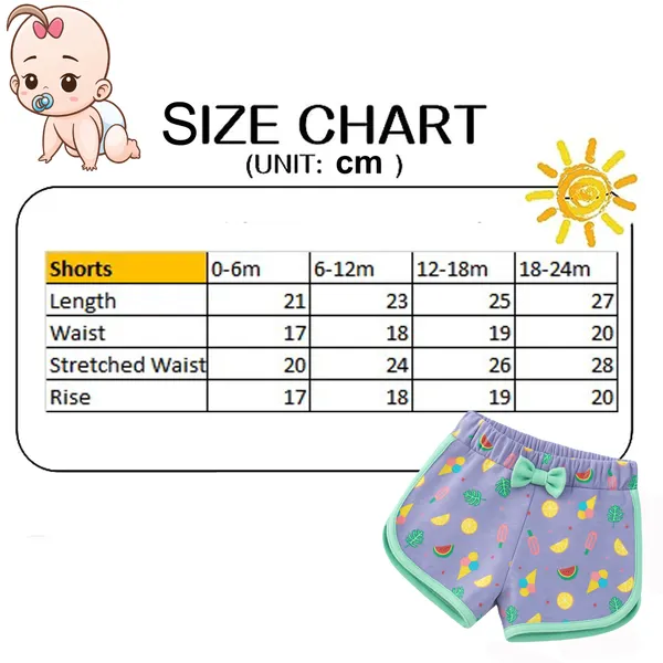 VParents_Cotton_Knee-Length_Halfsleeves_Girls_Frock_and_Girls_shorts_pack_of_2