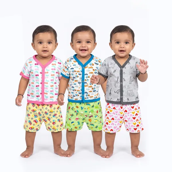 Pure_Cotton_Half_sleeves__jabla_and_Shorts_(pack_of_3)_for_both_boys_and_girls