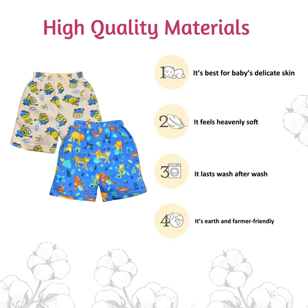 Pure_Cotton_Half_sleeves__jabla_and_Shorts_(pack_of_4)_for_both_boys_and_girls
