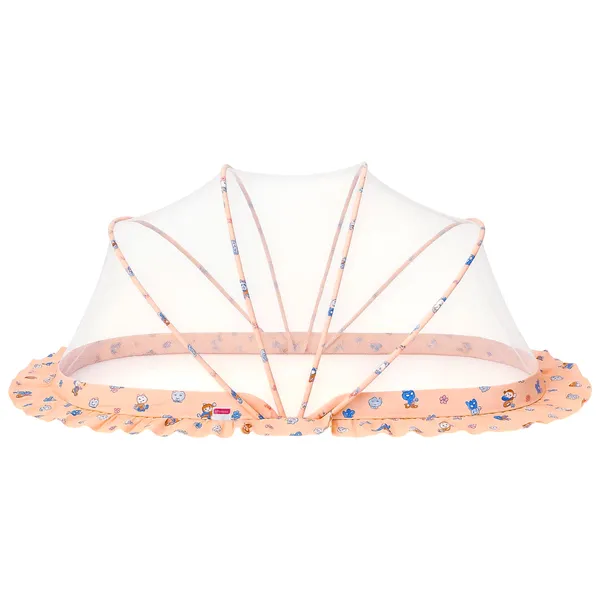 VParents_Foldable_Baby_Mosquito_Net,_Bottomless_Net_for_Infants,_for_Safe_&_Easy_Use,Ensures_Your_Baby's_Safe_Sleep_110_x_65_x_60cms,_for_Babies_&_Toddlers_(0_to_18_Months)_Color_Pattern,Multicolor