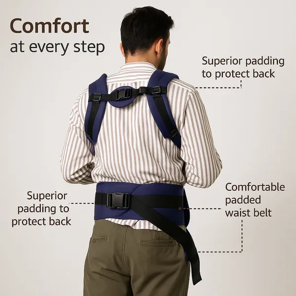 VParents_Hip_Seat_Baby_Carrier_with_4_Carry_Positions,_Baby_Carrier_with_Hip_seat_for_3_to_36_Months_Baby,_Adjustable_New-Born_to_Toddler_Carrier,_Max_Weight_Up_to_15_Kgs_Royal_(Blue)
