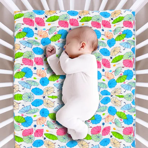 VParents_New_Born_Baby_Godadi_Pack_of_5_Combo_Set_Soft_Cotton_godi|_Godari_|_Baby_Bed_|_Crib_Sheet_|_Cartoon_Mat_Baby_Godadi_|_Bedding_Set_|_Multicolor