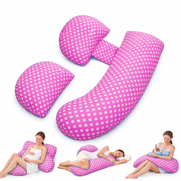 VParents_Pregnancy_Pillow_for_Women,_Soft_Maternity_Pillows_for_Pregnancy_Sleeping,_Support_for_Back,_Belly,_HIPS,_Legs,_Maternity_Pillow_with_Detachable_and_Adjustable_Pillow_Cover