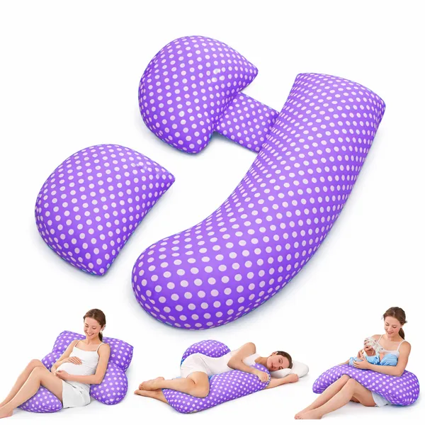 VParents_Pregnancy_Pillow_for_Women,_Soft_Maternity_Pillows_for_Pregnancy_Sleeping,_Support_for_Back,_Belly,_HIPS,_Legs,_Maternity_Pillow_with_Detachable_and_Adjustable_Pillow_Cover