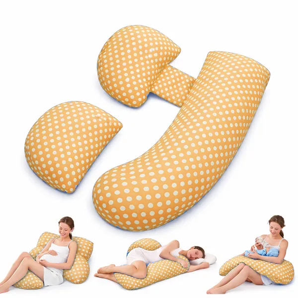 VParents_Pregnancy_Pillow_for_Women,_Soft_Maternity_Pillows_for_Pregnancy_Sleeping,_Support_for_Back,_Belly,_HIPS,_Legs,_Maternity_Pillow_with_Detachable_and_Adjustable_Pillow_Cover