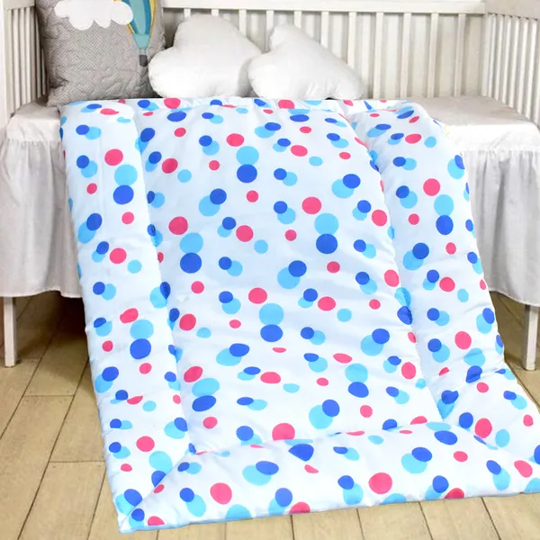 Preemiee_New_Born_Baby_Godadi_Soft_Cotton_Baby_Godi_Godari|Baby_Bed|Crib_Sheet|Bedding_Set_Blue_And_Orange