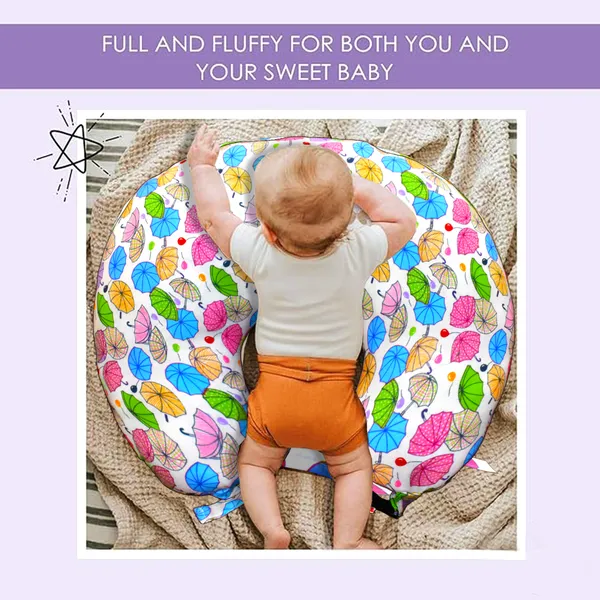 Vparents_Baby_Feeding_And_Arm_Pillow_For_New_Born_Nursing_Pillow_For_Breast_And_Bottle_Feeding_Pillow_Combo(Chunky)