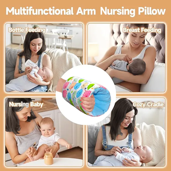 Vparents_Baby_Feeding_And_Arm_Pillow_For_New_Born_Nursing_Pillow_For_Breast_And_Bottle_Feeding_Pillow_Combo(Chunky)