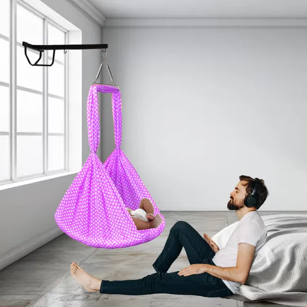 Toddler_Baby_Swing_Cradle_with_Mosquito_Net_Spring_and_Metal_Window_Cradle_Hanger_(Blue)_(Purple)