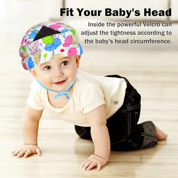 Vparents_Chunky_Baby_Head_Protector_for_Safety_of_Kids_6M_to_3_Years-_Baby_Safety_Helmet_with_Proper_Air_Ventilation_&_Corner_Guard_Protection_Pack_of_2_(Pink_and_Blue)