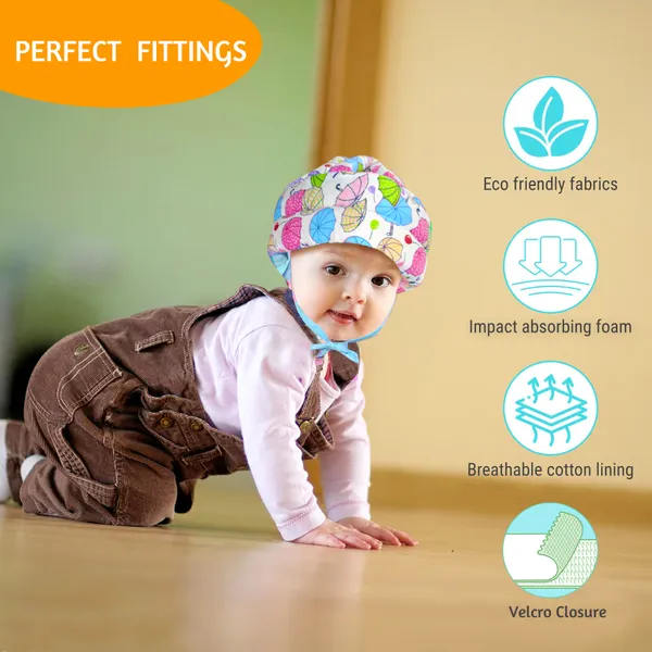 Vparents_Chunky_Baby_Head_Protector_for_Safety_of_Kids_6M_to_3_Years-_Baby_Safety_Helmet_with_Proper_Air_Ventilation_&_Corner_Guard_Protection_Pack_of_2_(Pink_and_Blue)
