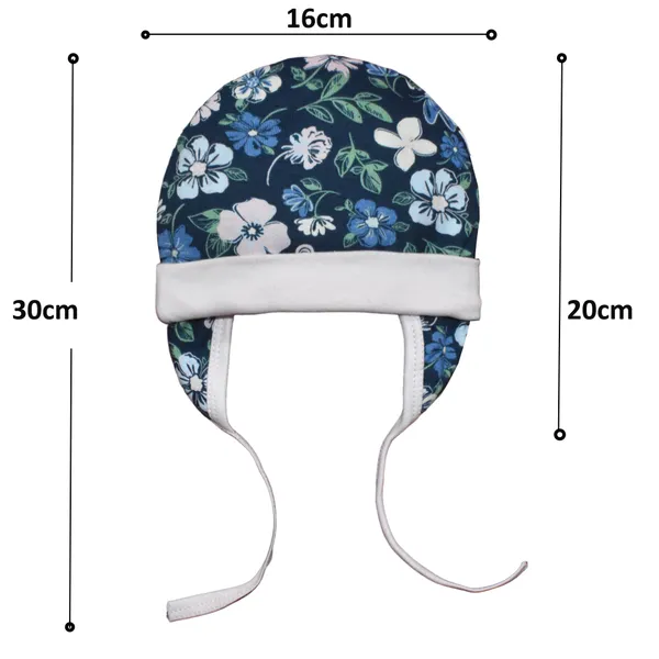 Vparents_Cotton_Cap_For_New_Born_Baby_Baby_Boy&Girl_(0-6_Months)-Pack_Of_3_Multicolor
