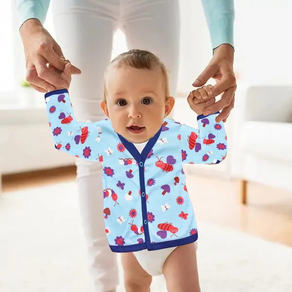 Vparents_Full_Sleeves_Cotton_New_Born_Baby_Boy's_&_Baby_Girls_Jabla_-Multicolour_-_Pack_Of_5_Assorted_Design_(0-3_Months)
